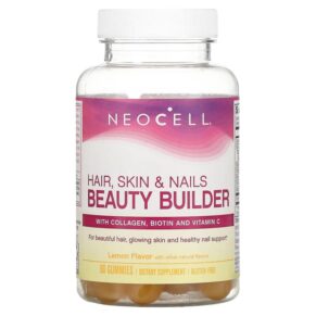 Thực phẩm chức năng NeoCell Hair Skin & Nails Beauty Builder Lemon 60 Gummies 016185132665
