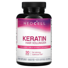 Thực phẩm chức năng NeoCell Keratin Hair Volumizer 60 Capsules 016185129290
