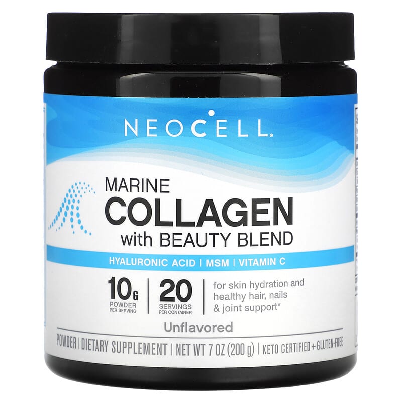 NeoCell Marine Collagen With Beauty Blend Powder Unflavored 7 oz (200 g) 8 Thực phẩm chức năng NeoCell Marine Collagen With Beauty Blend Powder Unflavored 7 oz (200 g) 016185132702