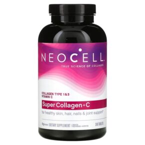 Thực phẩm chức năng NeoCell Super Collagen + C Collagen Type 1 & 3 360 Tablets 016185130166