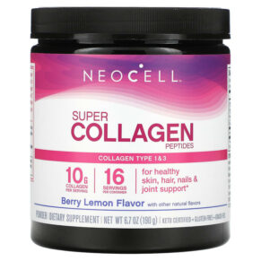 Thực phẩm chức năng NeoCell Super Collagen Peptides Type 1 & 3 Berry Lemon 6.7 oz (190 g) 016185129900
