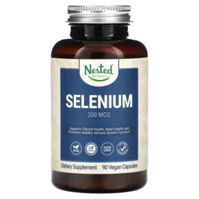 Thực phẩm chức năng Nested Naturals Selenium 200 mcg 90 Vegan Capsules 852446007378