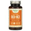 Nested Naturals Vegan D3 + K2 plus Nettle Leaf 60 Vegan Capsules 4 Thực phẩm chức năng Nested Naturals Vegan D3 + K2 plus Nettle Leaf 60 Vegan Capsules 852446007477