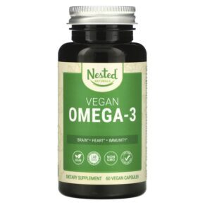 Thực phẩm chức năng Nested Naturals Vegan Omega-3 60 Vegan Capsules 852446007071