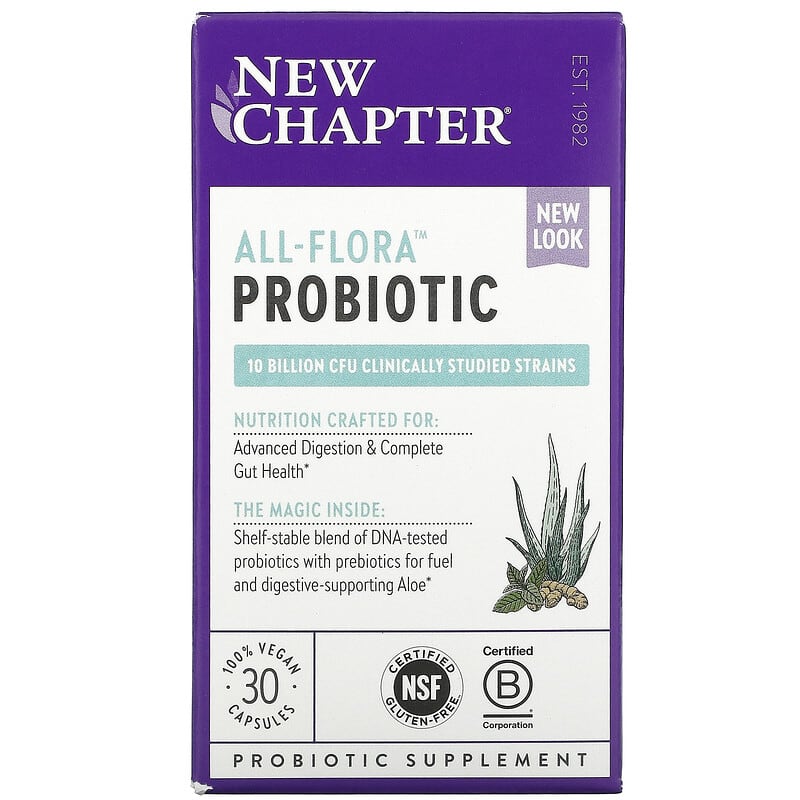 New Chapter All-Flora Probiotic 30 Vegan Capsules 8 Thực phẩm chức năng New Chapter All-Flora Probiotic 30 Vegan Capsules 727783901828