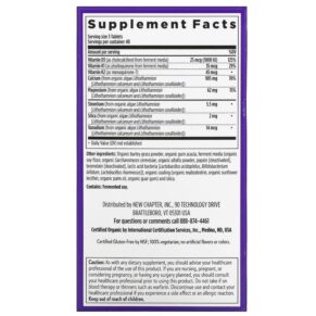 New Chapter Bone Strength Take Care 120 Vegetarian Slim Tablets 3 Thực phẩm bổ sung New Chapter Bone Strength Take Care 120 Vegetarian Slim Tablets 727783004086