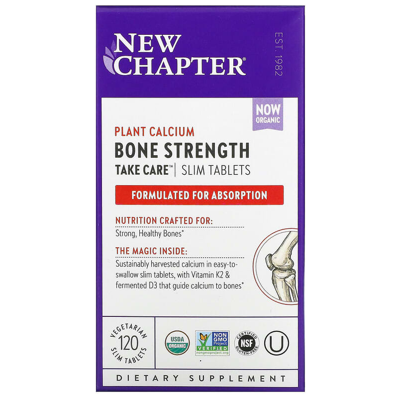 New Chapter Bone Strength Take Care 120 Vegetarian Slim Tablets 8 Thực phẩm chức năng New Chapter Bone Strength Take Care 120 Vegetarian Slim Tablets 727783004086