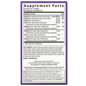 Thực phẩm bổ sung New Chapter Bone Strength Take Care 60 Vegetarian Slim Tablets 727783004079