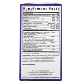 Thực phẩm bổ sung New Chapter Fermented Coenzyme B Complex 90 Vegetarian Tablets 727783901149