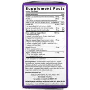 Thực phẩm bổ sung New Chapter Fermented Iron Complex 60 Vegetarian Tablets 727783006363