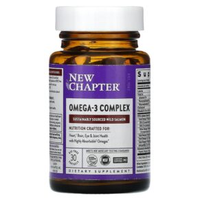 Thực phẩm chức năng New Chapter Omega-3 Complex 30 Softgels 727783902924