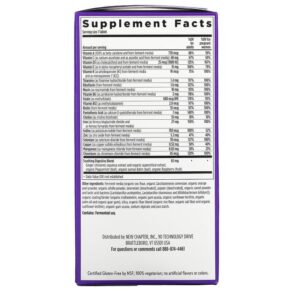 New Chapter One Daily Prenatal Multivitamin 90 Vegetarian Tablets 3 Thực phẩm bổ sung New Chapter One Daily Prenatal Multivitamin 90 Vegetarian Tablets 727783903327