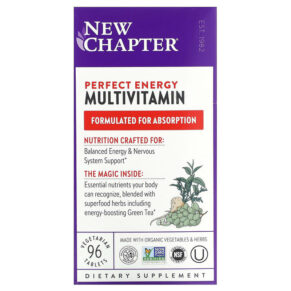 Thực phẩm chức năng New Chapter Perfect Energy Multivitamin 96 Vegetarian Tablets 727783003423