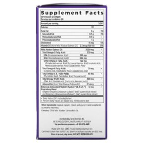 Thực phẩm bổ sung New Chapter Wholemega Fish Oil 120 Softgels 727783050038