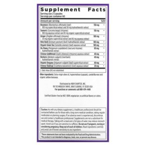 Thực phẩm bổ sung New Chapter Zyflamend 120 Vegetarian Capsules 727783900753