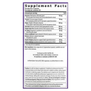Thực phẩm bổ sung New Chapter Zyflamend 180 Vegetarian Capsules 727783900739