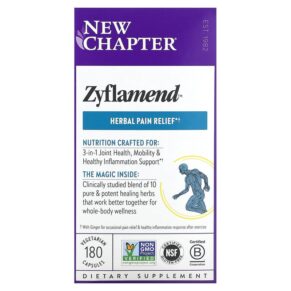Thực phẩm chức năng New Chapter Zyflamend 180 Vegetarian Capsules 727783900739