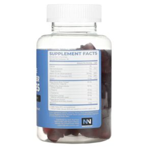 Thực phẩm bổ sung Nobi Nutrition Night Time Fat Burn Gummies Raspberry 60 Pectin Based Gummies 850018274371