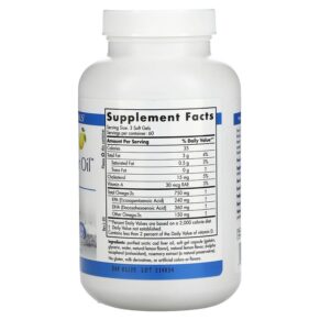 Thực phẩm bổ sung Nordic Naturals Arctic Cod Liver Oil Lemon 1.000 mg 180 Softgels 768990578847