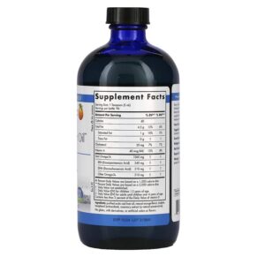 Thực phẩm bổ sung Nordic Naturals Arctic Cod Liver Oil Orange 16 fl oz (473 ml) 768990547867