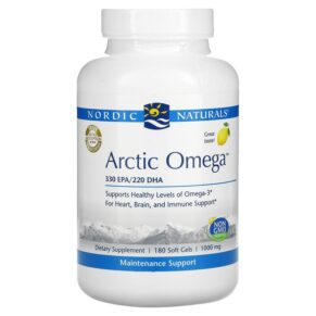 Thực phẩm chức năng Nordic Naturals Arctic Omega Lemon 1.000 mg 180 Soft Gels 768990041013