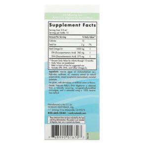 Thực phẩm bổ sung Nordic Naturals Baby's DHA Vegetarian 1 fl oz (30 ml) 768990016707
