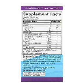 Thực phẩm bổ sung Nordic Naturals Complete Omega Lemon 180 Soft Gels 768990037702
