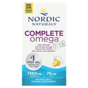Thực phẩm chức năng Nordic Naturals Complete Omega Xtra Lemon 1360 mg 60 Soft Gels 768990018015