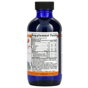Thực phẩm bổ sung Nordic Naturals DHA Junior Ages 1+ Strawberry 4 fl oz (119 ml) 768990031830