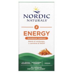 Thực phẩm chức năng Nordic Naturals Energy Mushroom Complex 60 Capsules 768990015724
