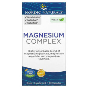 Thực phẩm chức năng Nordic Naturals Magnesium Complex 90 Capsules 768990015335