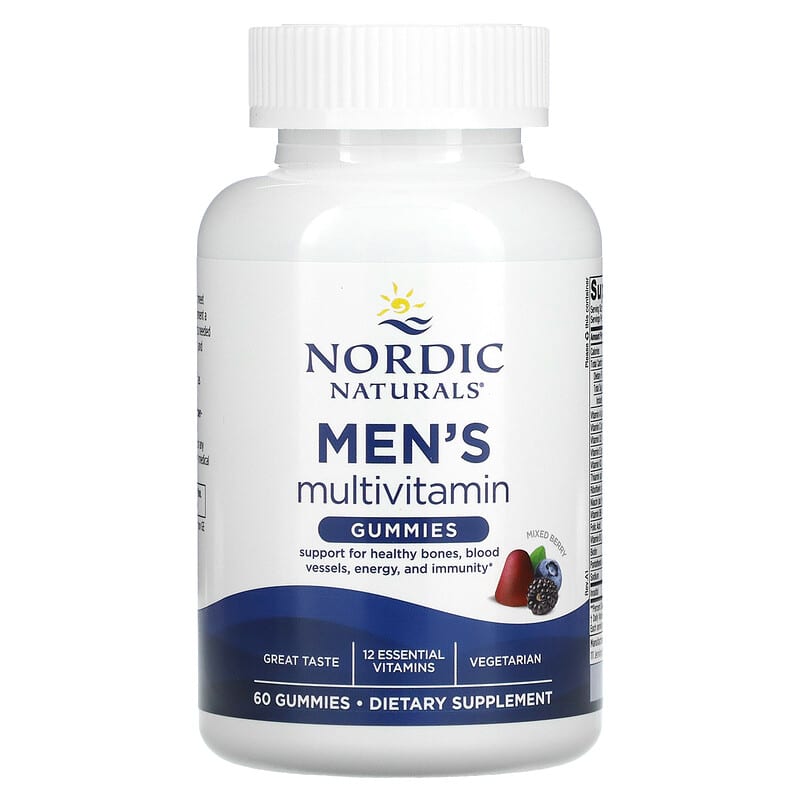 Nordic Naturals Men's Multivitamin Gummies Mixed Berry 60 Gummies 8 Thực phẩm chức năng Nordic Naturals Men's Multivitamin Gummies Mixed Berry 60 Gummies 768990301001