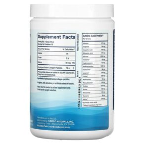 Thực phẩm bổ sung Nordic Naturals Nordic Beauty Collagen Peptides Unflavored 10.6 oz (300 g) 768990016585