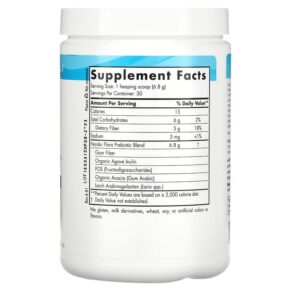 Thực phẩm bổ sung Nordic Naturals Nordic Flora Prebiotic Powder Unflavored 7.2 oz (204 g) 768990016820
