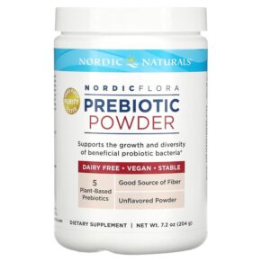 Thực phẩm chức năng Nordic Naturals Nordic Flora Prebiotic Powder Unflavored 7.2 oz (204 g) 768990016820