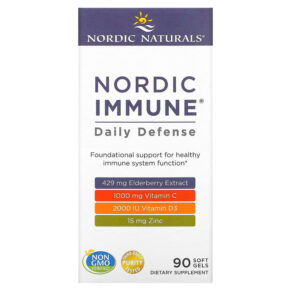 Thực phẩm chức năng Nordic Naturals Nordic Immune Daily Defense 90 Soft Gels 768990015113