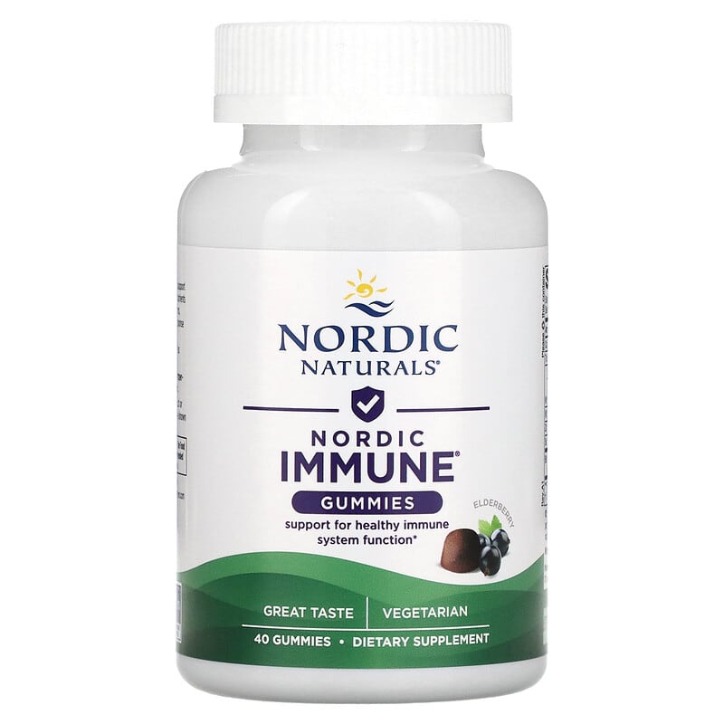 Nordic Naturals Nordic Immune Gummies Elderberry 40 Gummies 8 Thực phẩm chức năng Nordic Naturals Nordic Immune Gummies Elderberry 40 Gummies 768990015144