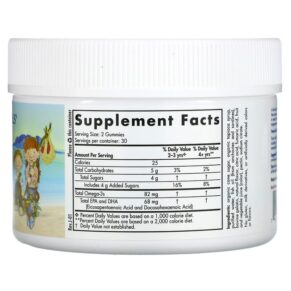 Thực phẩm bổ sung Nordic Naturals Nordic Omega-3 Gummies Tangerine 82 mg 60 Gummies 768990301308