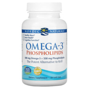 Thực phẩm chức năng Nordic Naturals Omega-3 Phospholipids 60 Soft Gels 768990016219