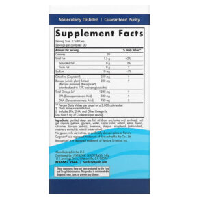 Thực phẩm bổ sung Nordic Naturals Omega Focus 1.280 mg 60 Soft Gels 768990018732