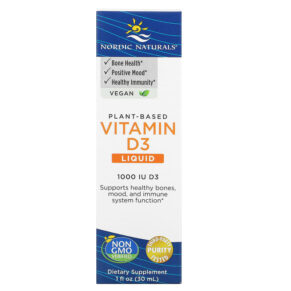 Thực phẩm chức năng Nordic Naturals Plant-Based Vitamin D3 Liquid 1.000 IU 1 fl oz (30 ml) 768990016806