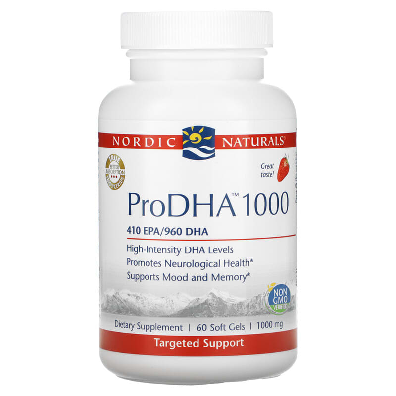 Nordic Naturals ProDHA 1000 Strawberry 1.000 mg 60 Softgels 8 Thực phẩm chức năng Nordic Naturals ProDHA 1000 Strawberry 1.000 mg 60 Softgels 768990500893