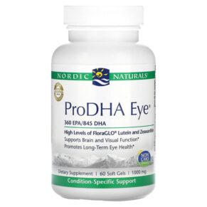 Thực phẩm chức năng Nordic Naturals ProDHA Eye 500 mg 60 Soft Gels 768990500954