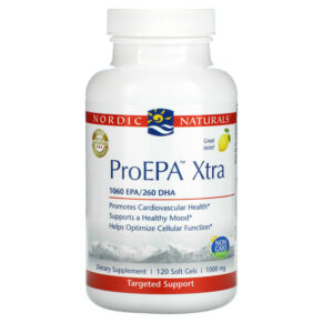 Thực phẩm chức năng Nordic Naturals ProEPA Xtra Lemon 1.000 mg 120 Soft Gels 768990070631