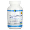 Nordic Naturals Vitamin D3 5000 Orange 5.000 IU 120 Soft Gels 5 Thực phẩm chức năng Nordic Naturals Vitamin D3 5000 Orange 5.000 IU 120 Soft Gels 768990016196