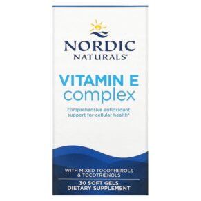 Thực phẩm chức năng Nordic Naturals Vitamin E Complex 30 Soft Gels 768990015328