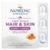 Nordic Naturals Zero Sugar Hair & Skin Gummy Chews Strawberry Lemonade 27 Gummy Chews 4 Thực phẩm chức năng Nordic Naturals Zero Sugar Hair & Skin Gummy Chews Strawberry Lemonade 27 Gummy Chews 768990016660