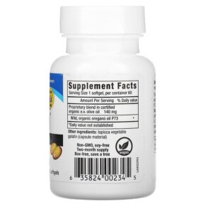 Thực phẩm bổ sung North American Herb & Spice Co. Oreganol Super Strength 60 Softgels 635824002345
