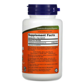 Thực phẩm bổ sung NOW Foods Acidophilus Two Billion 100 Veg Capsules 733739029058