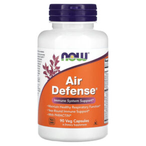 Thực phẩm chức năng NOW Foods Air Defense Immune System Support 90 Veg Capsules 733739033727